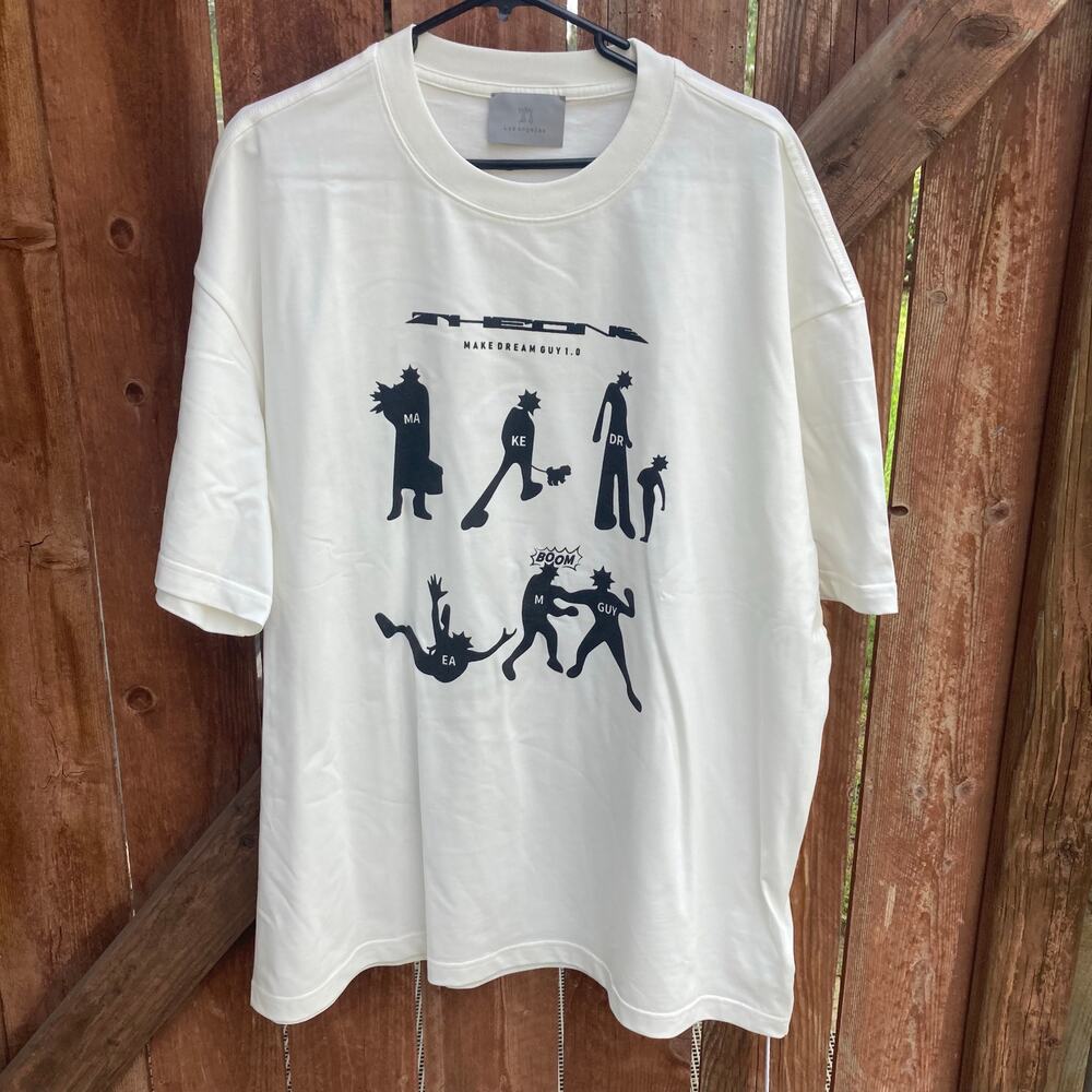 Make Dream Guy Mens Size XXL White Crewneck T-Shirt Deadstock The One 1.0